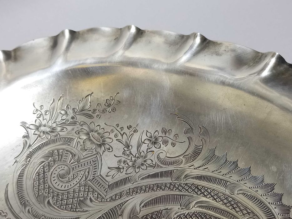 Patera, koszyczek na owoce, srebro 84 Rosja 523 g