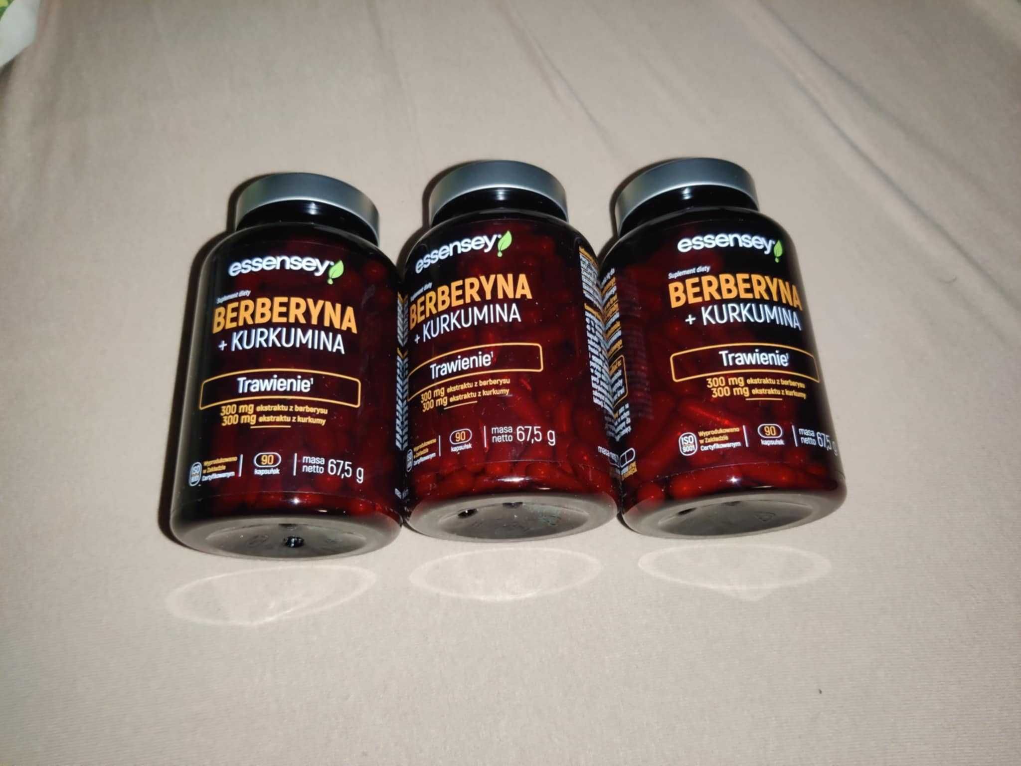 3x Berberyna + Kurkumina w 90 kapsułkach