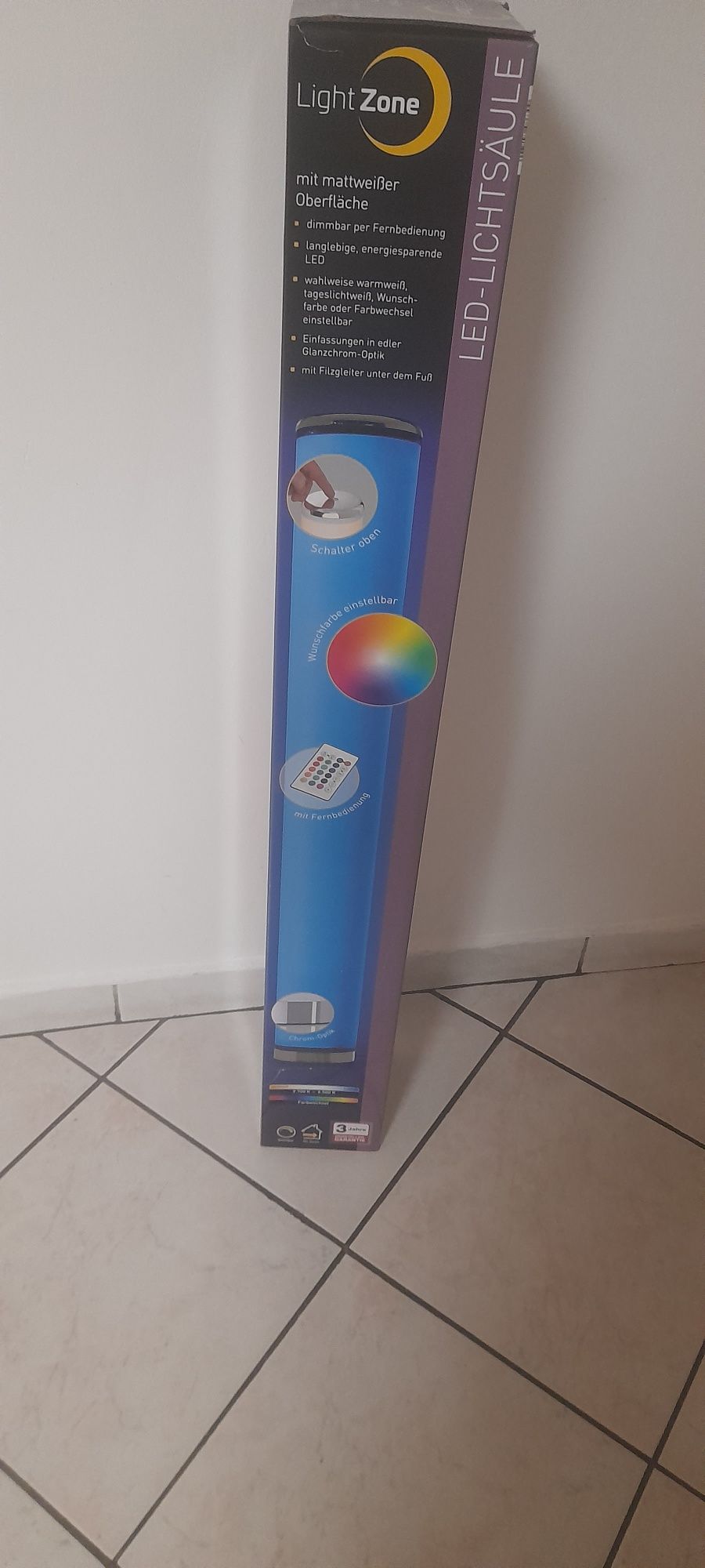 Lampa stojąca rgb