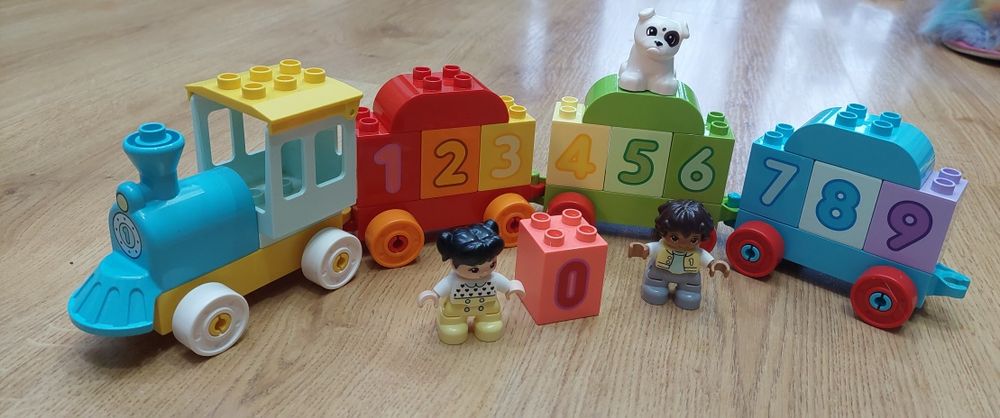 Duplo pociąg kolejka cyferki Lego 10954
