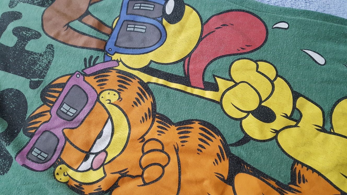 Koszulka z nadrukiem Garfield & Odie r. 34 XS