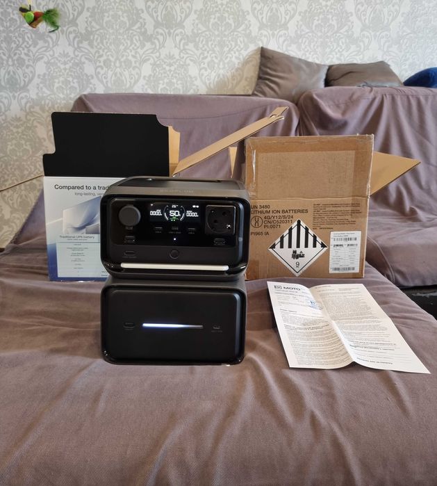 Новая зарядная станция Ecoflow River 3 Max Plus 858вт/ч Европа