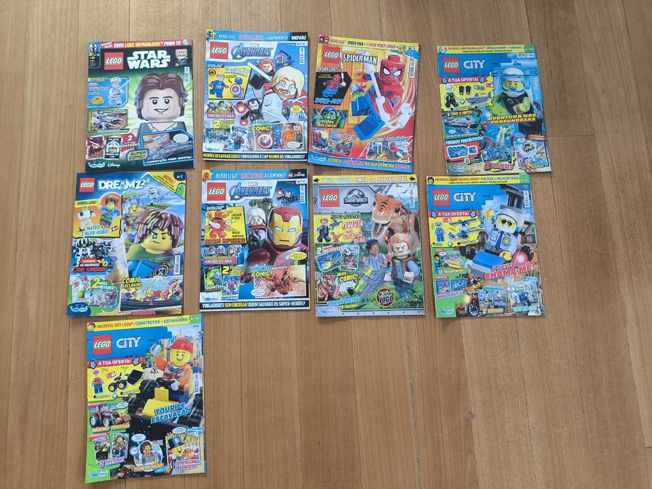 38 Revistas infantis Ninjago, Panda, Lego