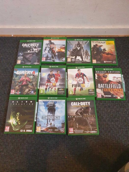 11 Gier XBOX One Fifa 15 Battlefield Titanic Destiny obejrzyj zdjecia