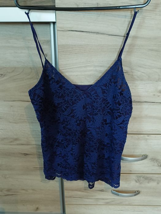 Granatowy top,r.S,Zara