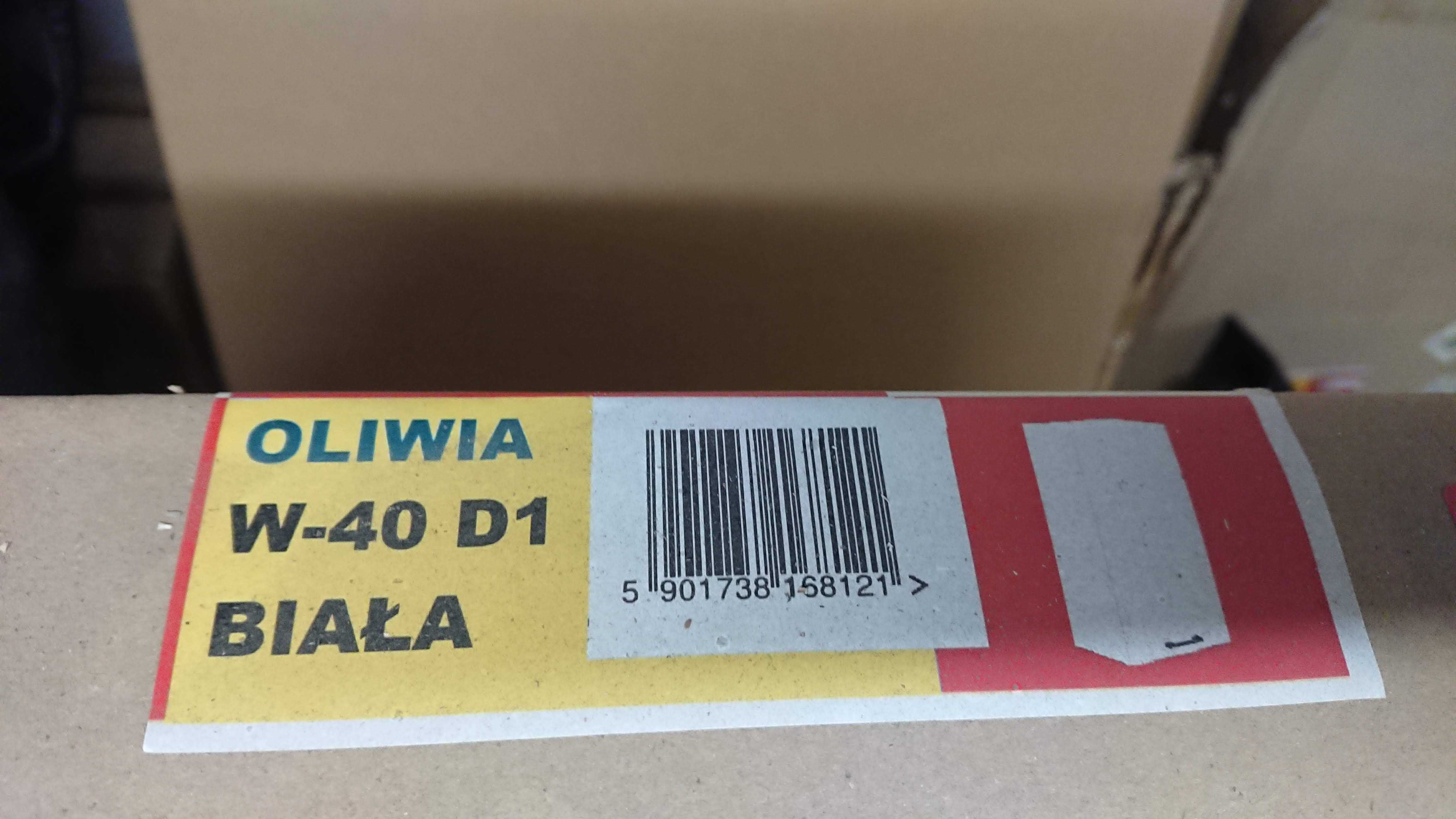 Szafka kuchenna Akord Oliwia wisząca W 40 cm D1 biała