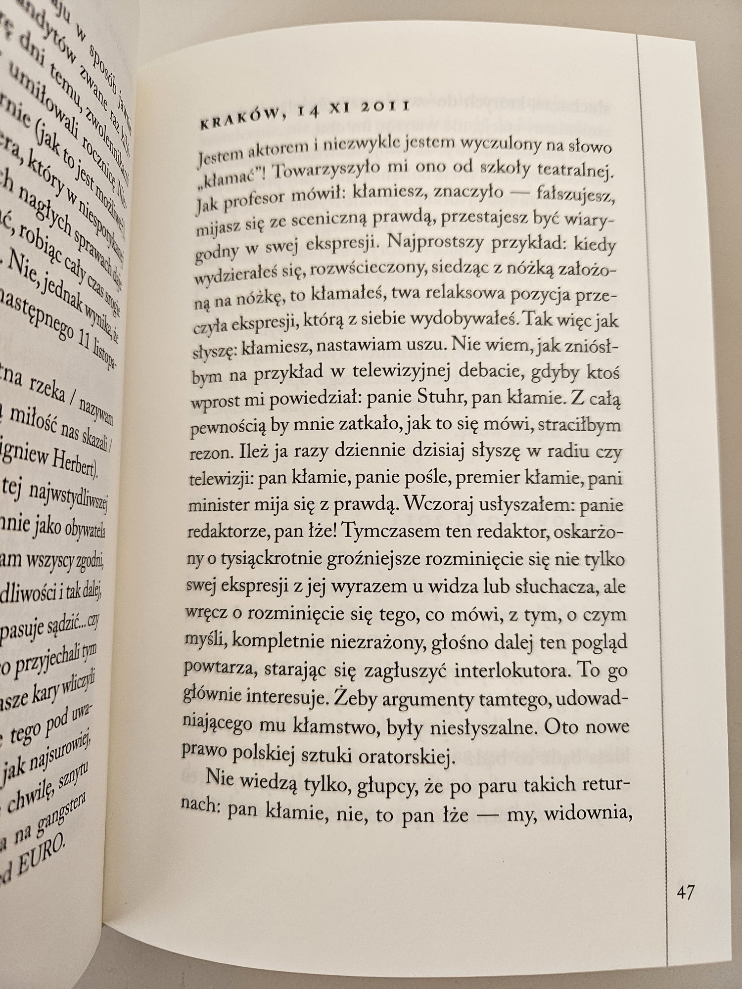 Jerzy Stuhr Tak sobie myślę...