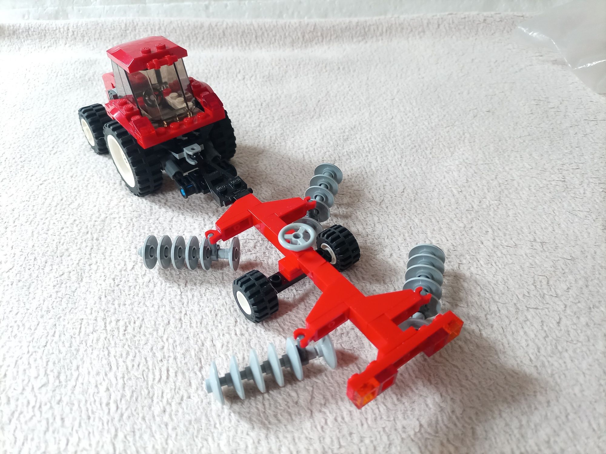Klocki LEGO brona traktor