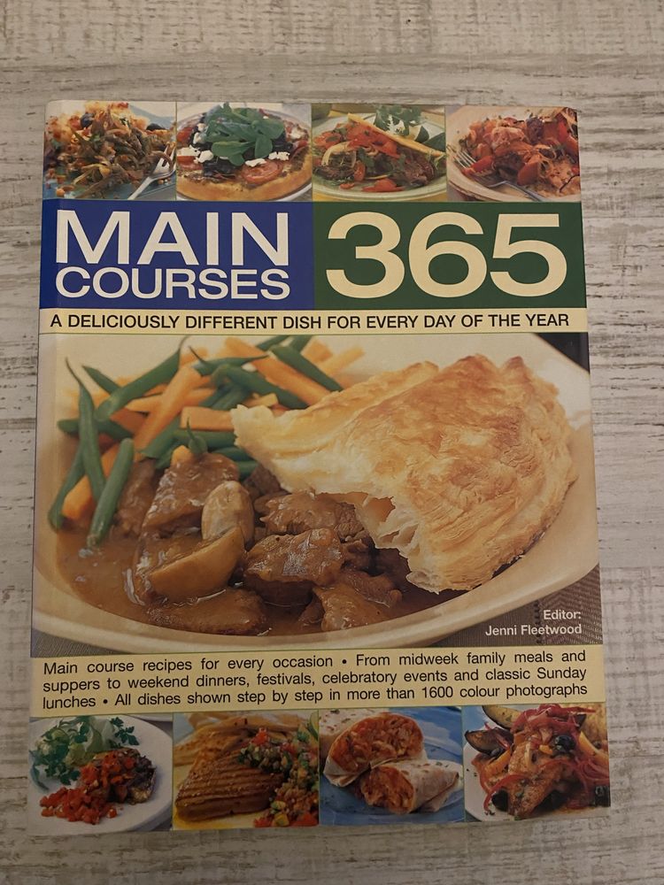 365 main courses - książka kucharska w jęz. angielskim