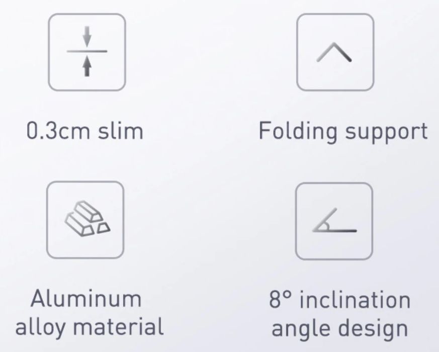 BASEUS Suporte para portátil em alumínio (macbook ou notebook)