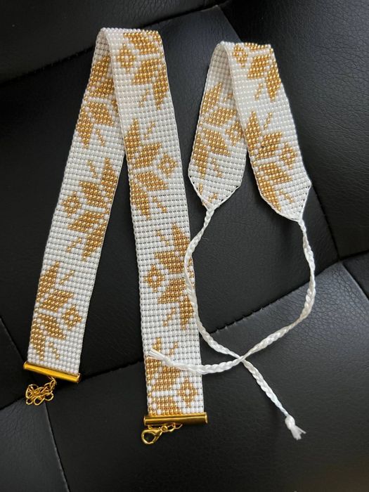 Чокери, стрічковий гердан , чокери із бісеру