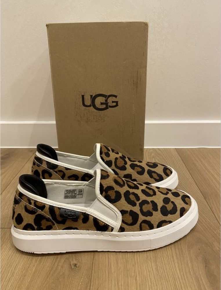 Акция!!Ugg мокасины балетки женские оригинал леопард 39/40