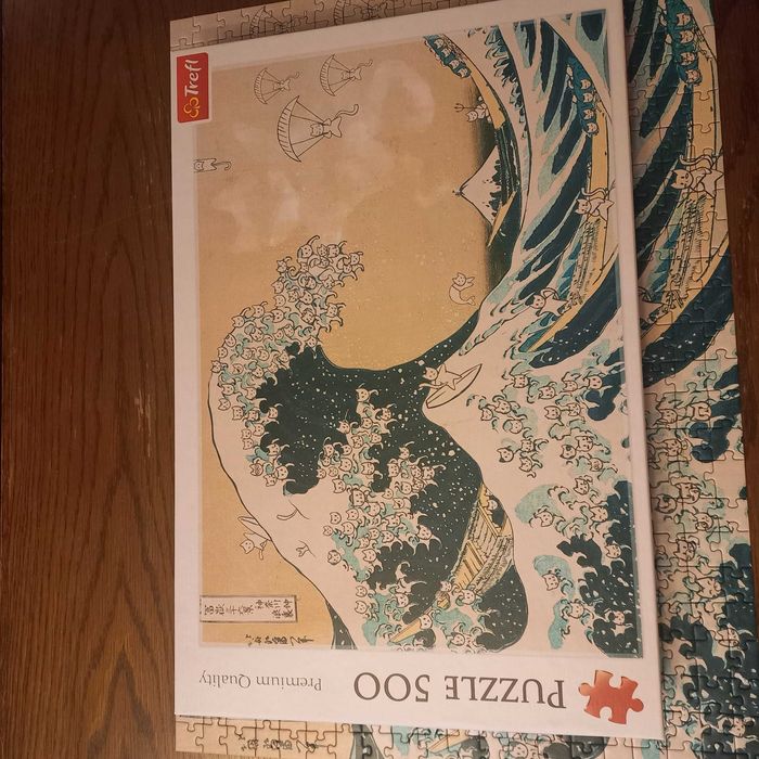 Puzzle 500 Trefl Wielka kocia fala