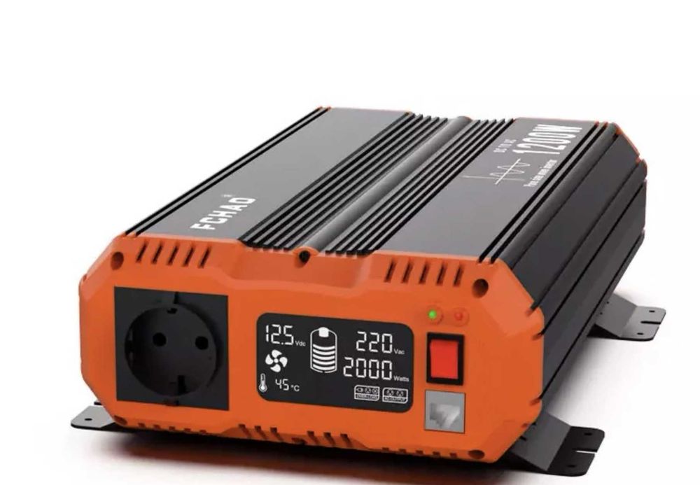 Инвертор синусоидальный Fchao 12В, 1200 1500 1800 2000 2500 Вт