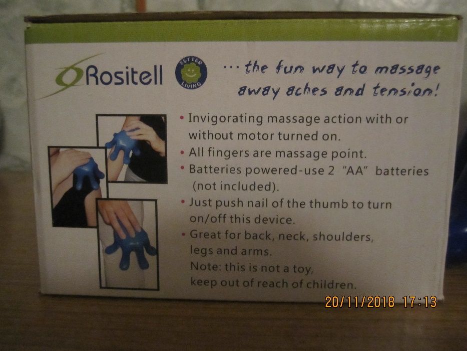 Ręka do masażu ciała