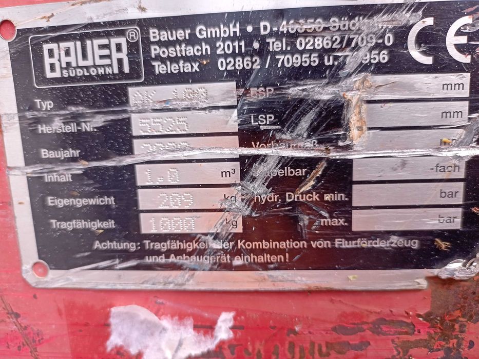 Mulda, kontener na złom ,wiór ,śmieci ,trot ;mulda samo kiprująca