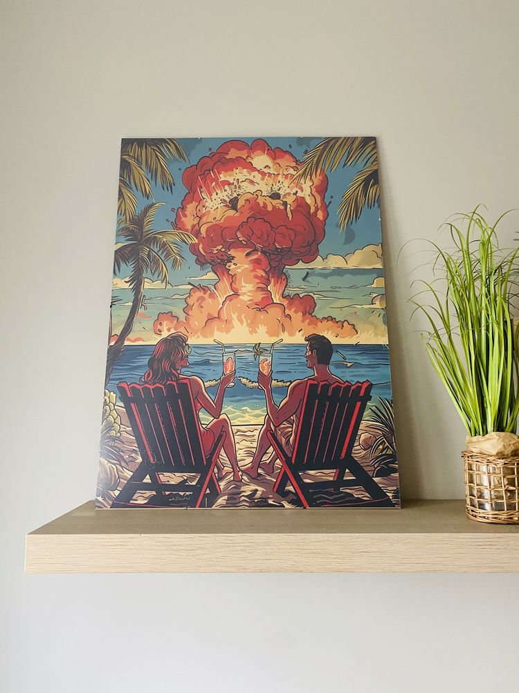 Plakat „Koniec świata” 50x70cm w antyramie