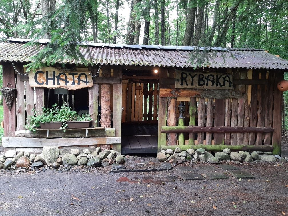 Domek w lesie nad jeziorem Czytaj Opis