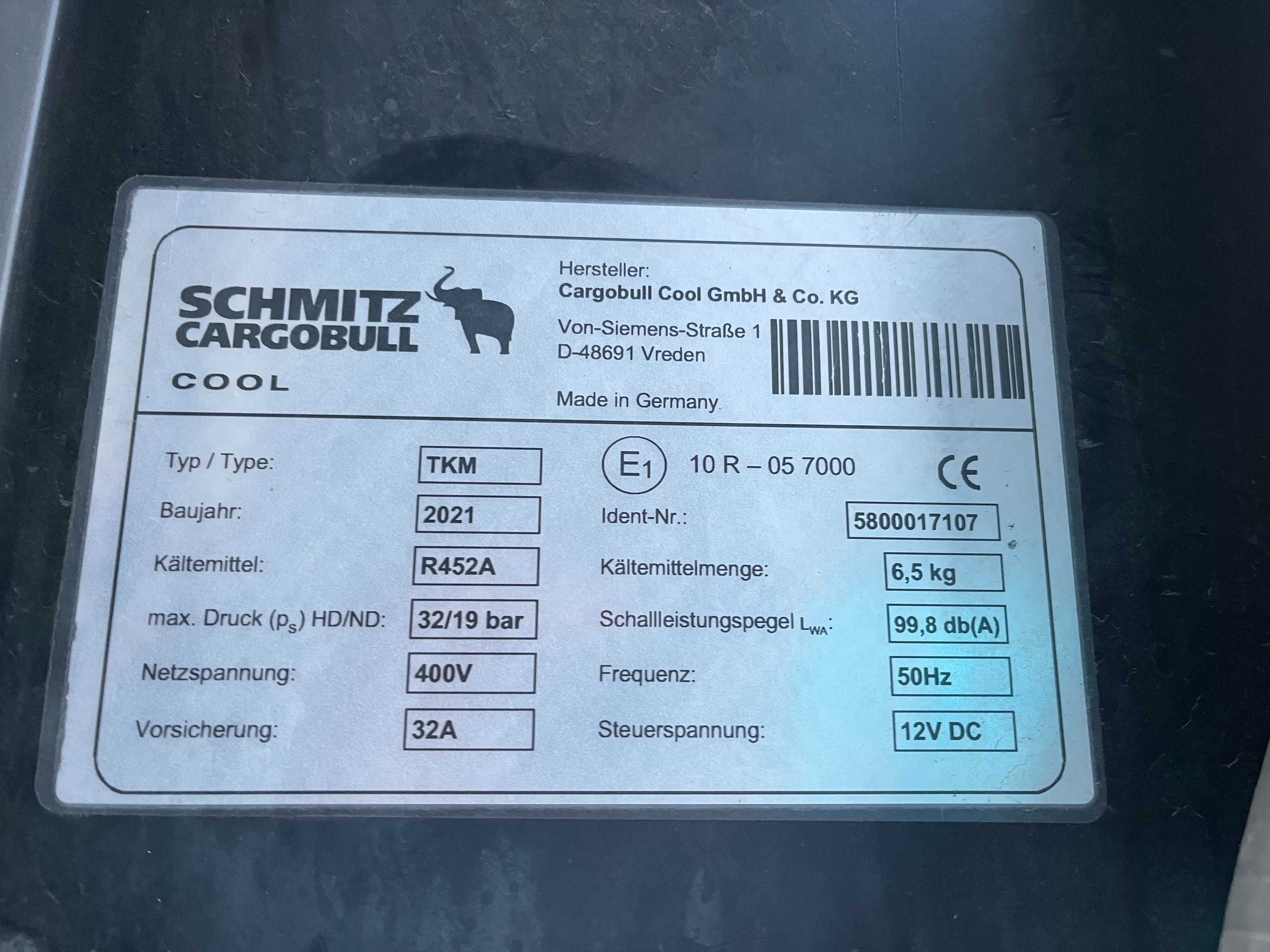 Напівпричіп Рефрижератор Schmitz Cargobull SKO 2021