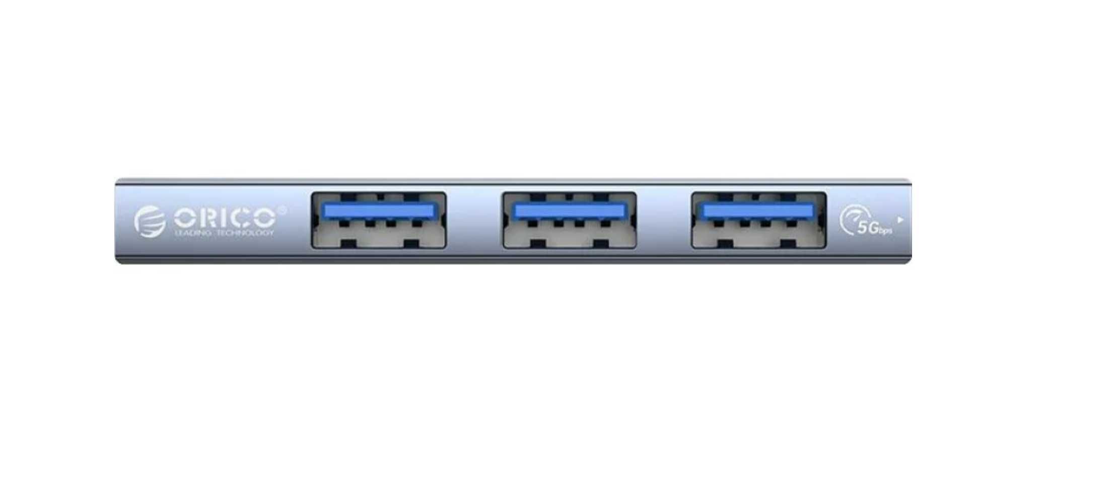 Rozdzielacz HUB USB-C 3x USB 3.2 5Gbps Orico Nowy Gwarancja 2 Lata