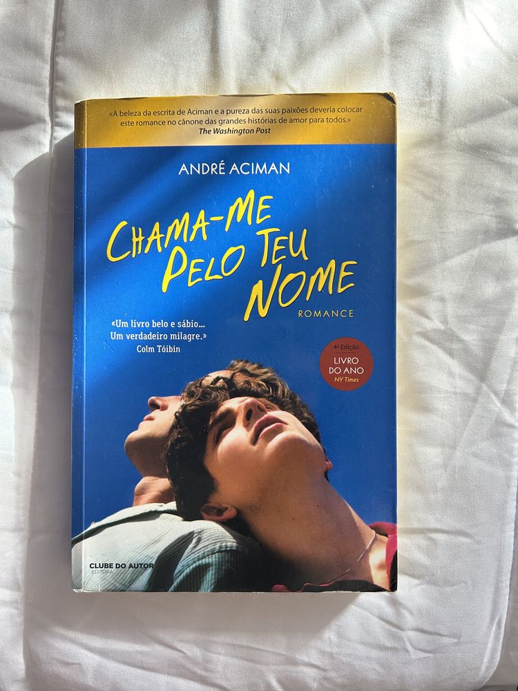 Livro Chama-me pelo teu nome