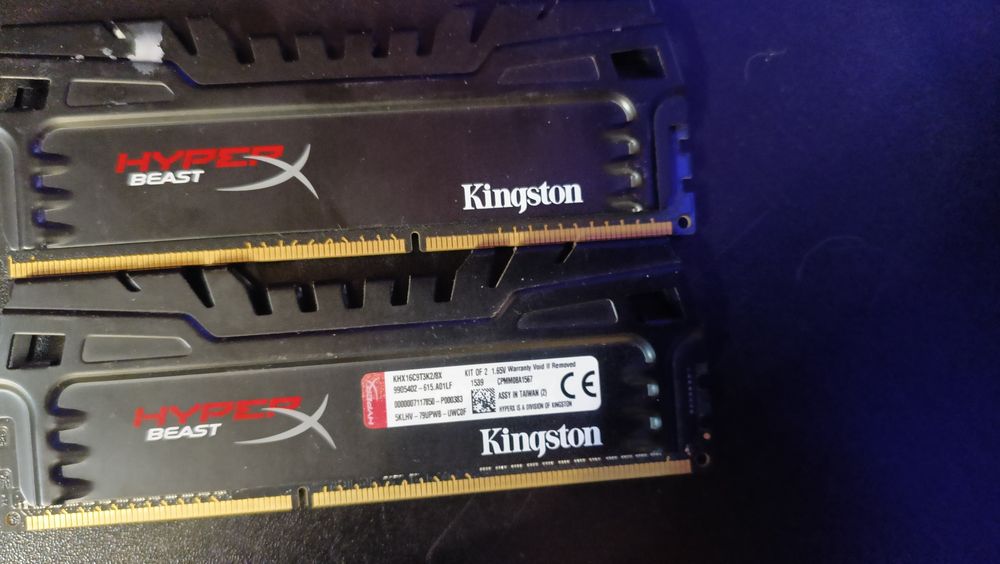 Pamięci RAM DDR3  Hyperx  Kngston