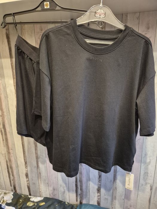 Czarna bawełniana piżama Esotiq rozm. S nowa z metkami
