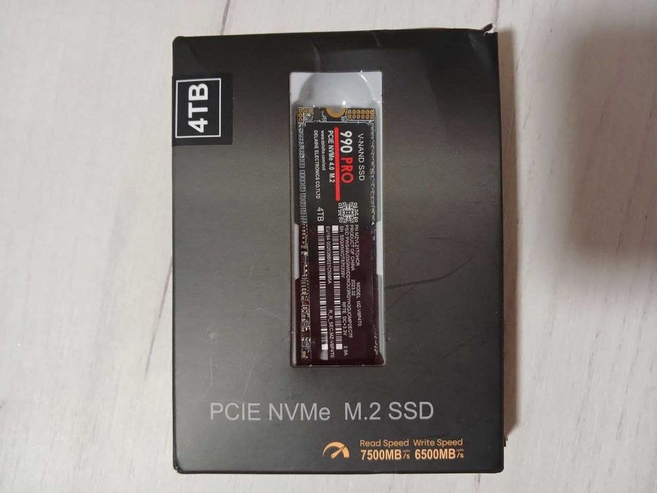PCIE NVMe M.2 SSD-накопичувач 990 Pro 4 TB