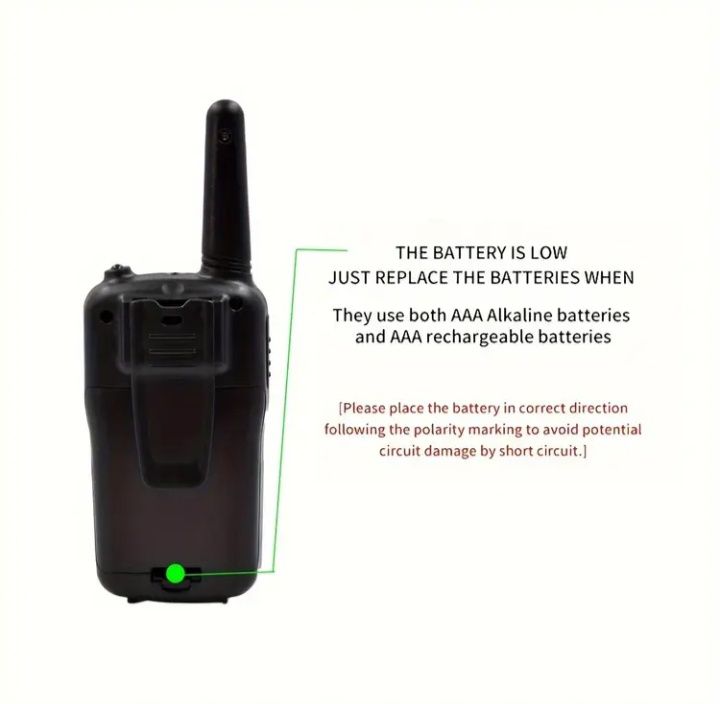 Conjunto de 2 Walkie Talkies UHF para Exterior com Display LCD