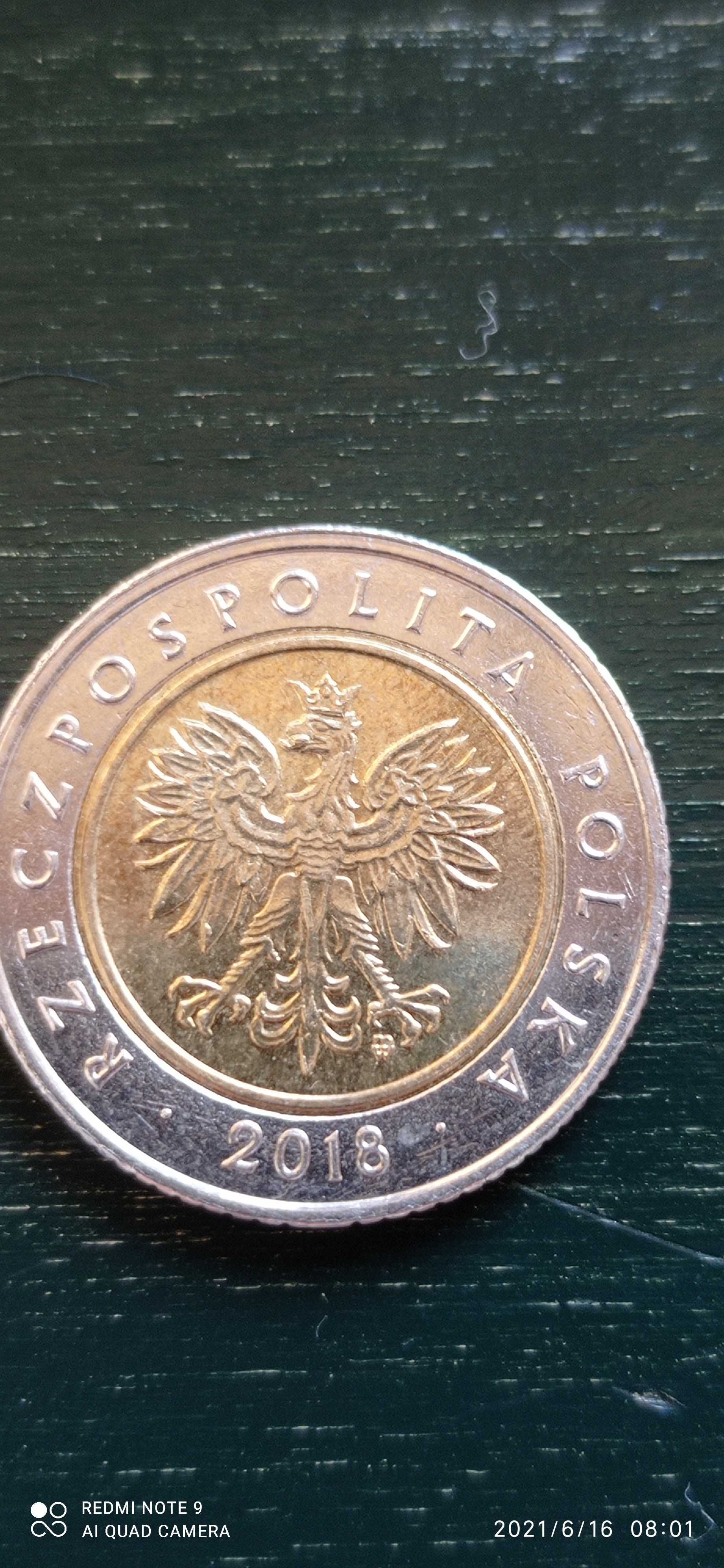 Destrukt menniczy 5 złotych