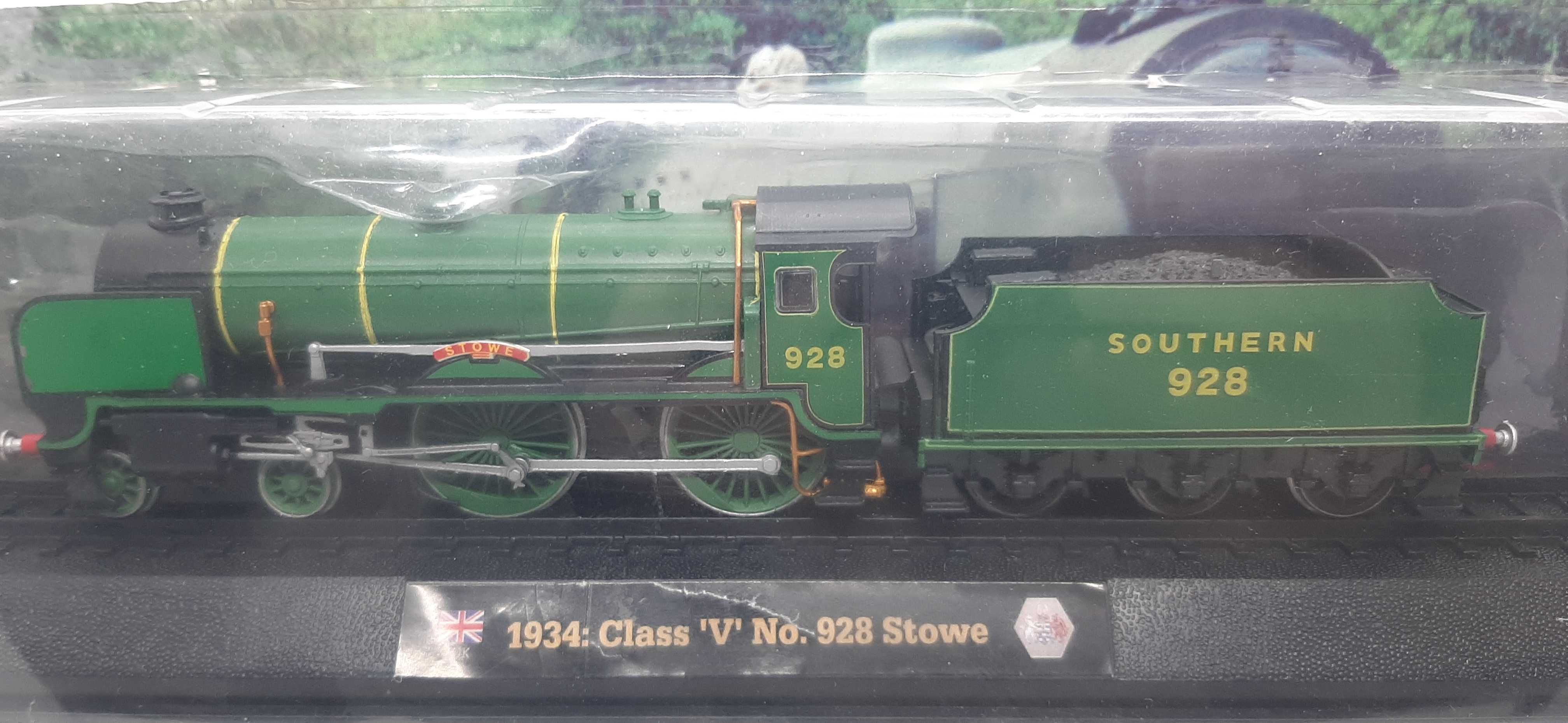 Lokomotywa 1934: Class V No 928 Stowe. Skala H0 1:87 kolekcja AMER COM