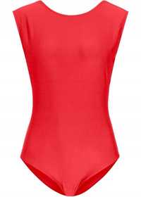 B.P.C kostium jednoczęściowy czerwony dekolt na plecach r.44