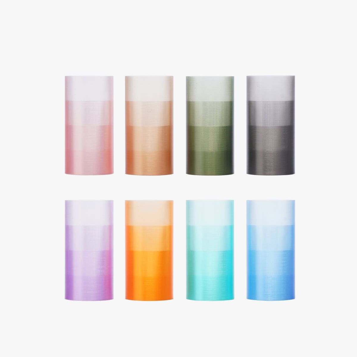 Bambu lab filament PETG Translucent Szarny przezroczysty refil