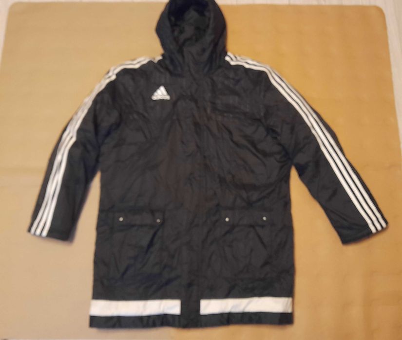 Adidas Team 3-Stripes outdoor męska ocieplana kurtka stadionowa L*XL