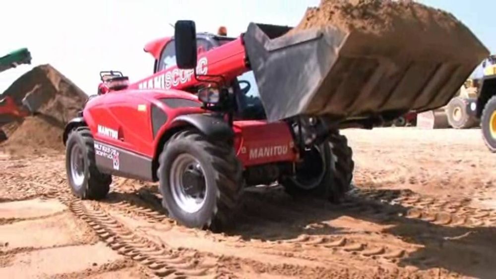 Оренда телескопічний навантажувач Manitou Маніту в оренду Послуги Вила