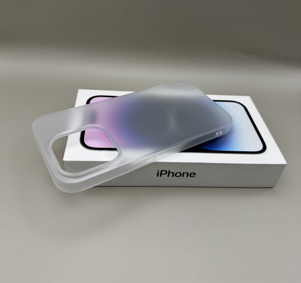 Ультратонкий чехол на IPhone 14 pro deep purple, 14 pro max black