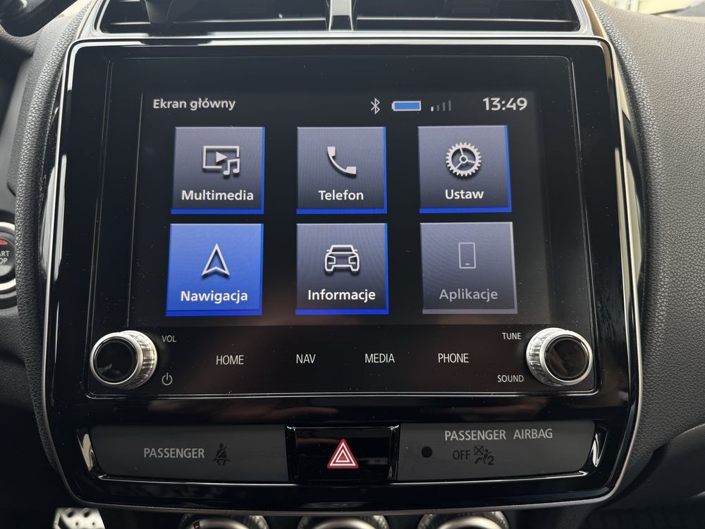 Radio dotykowe mitsubishi asx outlander