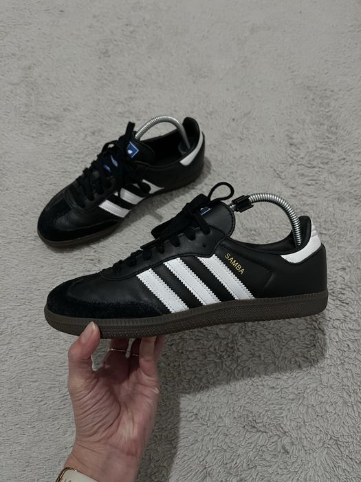 Adidas Samba r. 40 2/3 czarne buty adidasy sneakersy skorzane