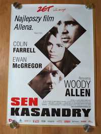 Plakat filmowy Sen Kasandry. Woody Allen. Oryginał z 2008 roku.