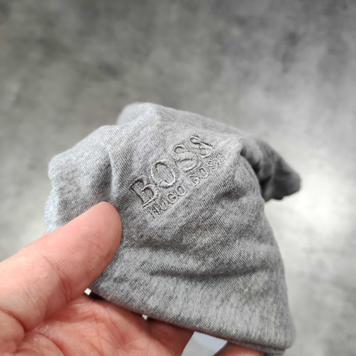 MĘSKA Koszulka PREMIUM Basic Małe Haft Logo Hugo Boss Elegancka Klasyk