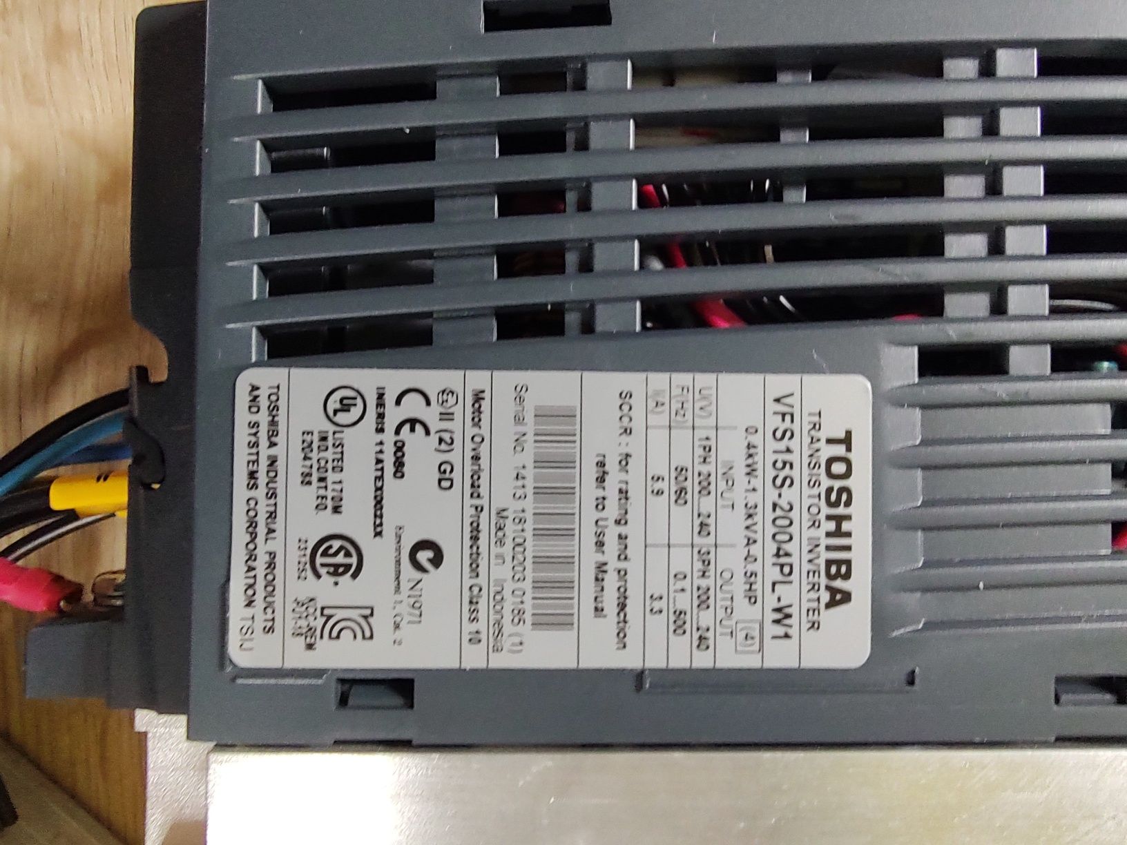 Falownik Toshiba VF-S15 0,4 kW jednofazowy