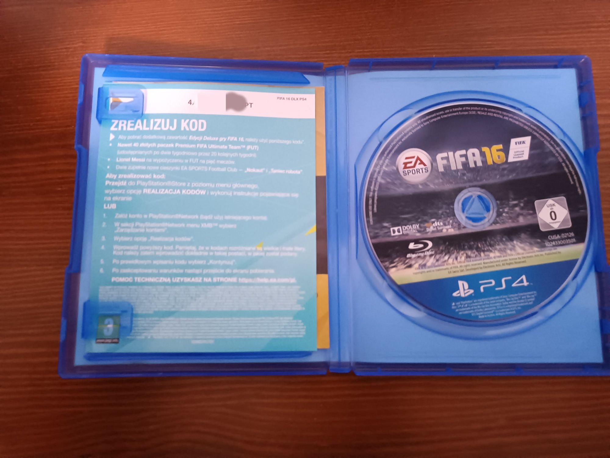 Fifa 16 на PS4 (+промокод)