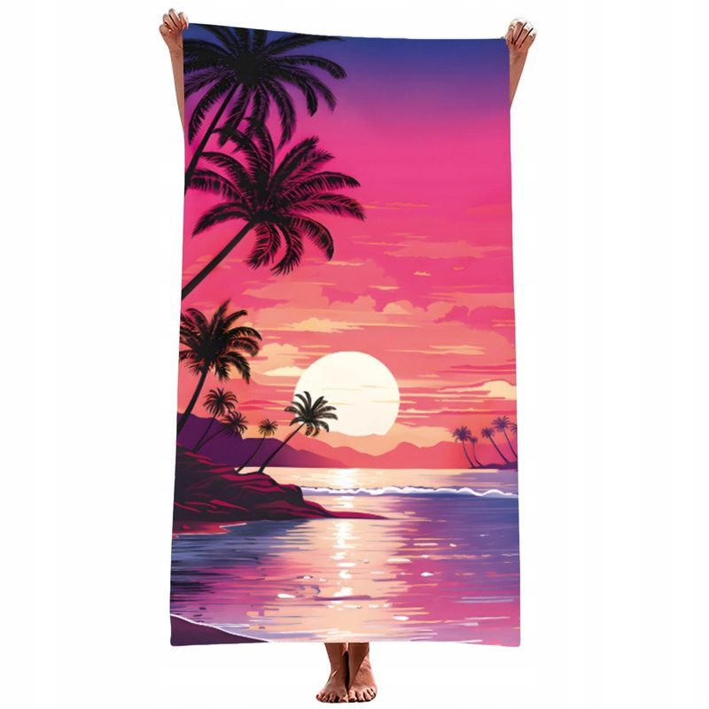 Ręcznik plażowy Szybkoschnący mikrofibra 70x140 kąpielowy Holiday duży