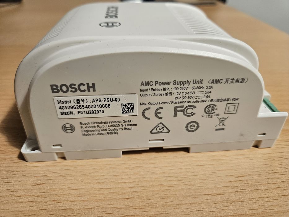 Zasilacz BOSCH APS-PSU-60 AMC 12-24V z zintegrowaną ładowarką
