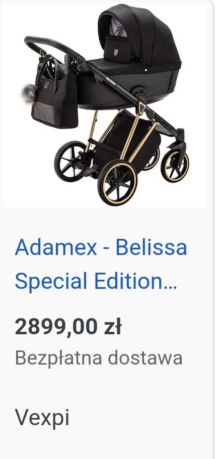 Adamex Belissa Special Edition SE 2w1/3w1.Wysyłka.