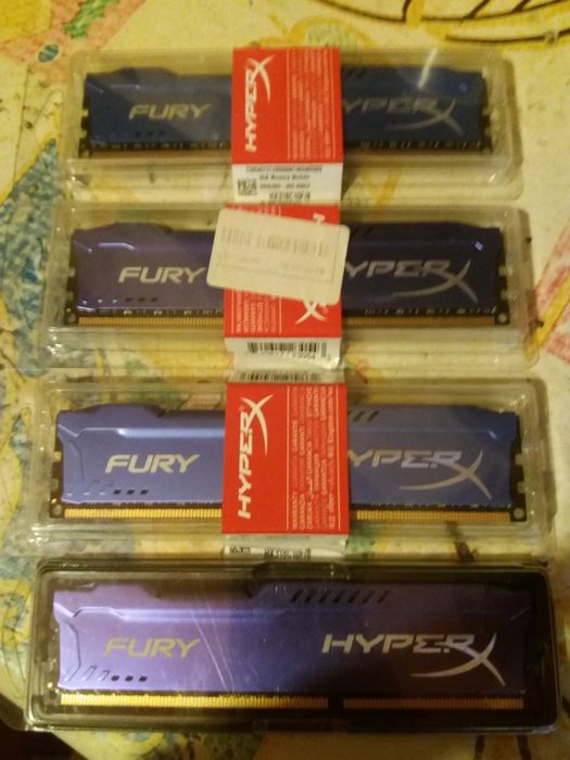 Kingston Fury HyperX DDR3 (4x8)