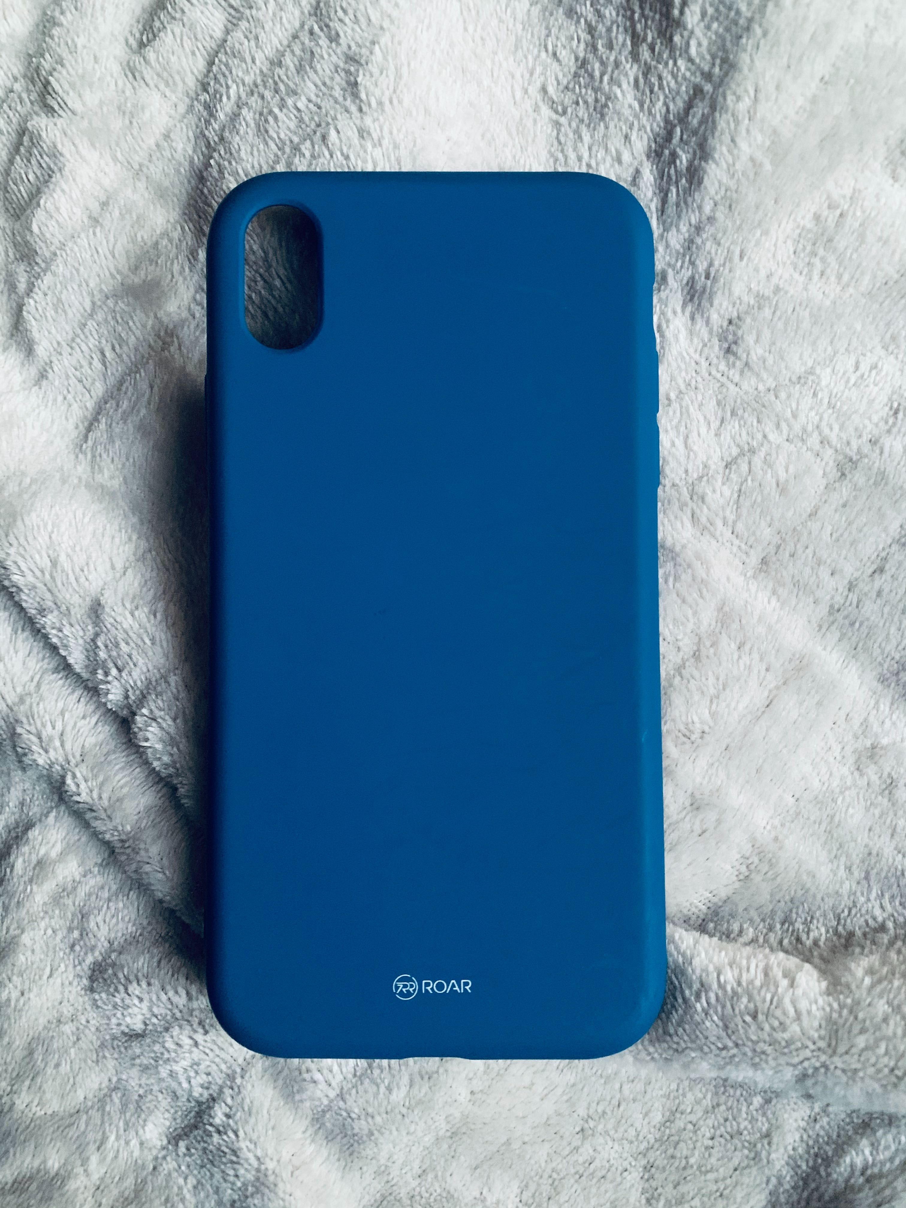 Roar - etui iPhone XR niebieskie