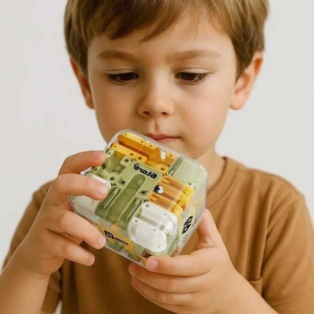 Головоломка-лабиринт куб, Игрушка лабиринт, Головоломка в виде куба