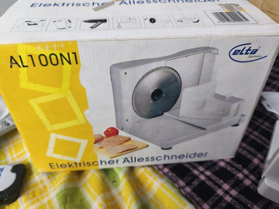 Krajalnica do chleba wędlin elektryczna eltra 100w cięcie od 0 do 15