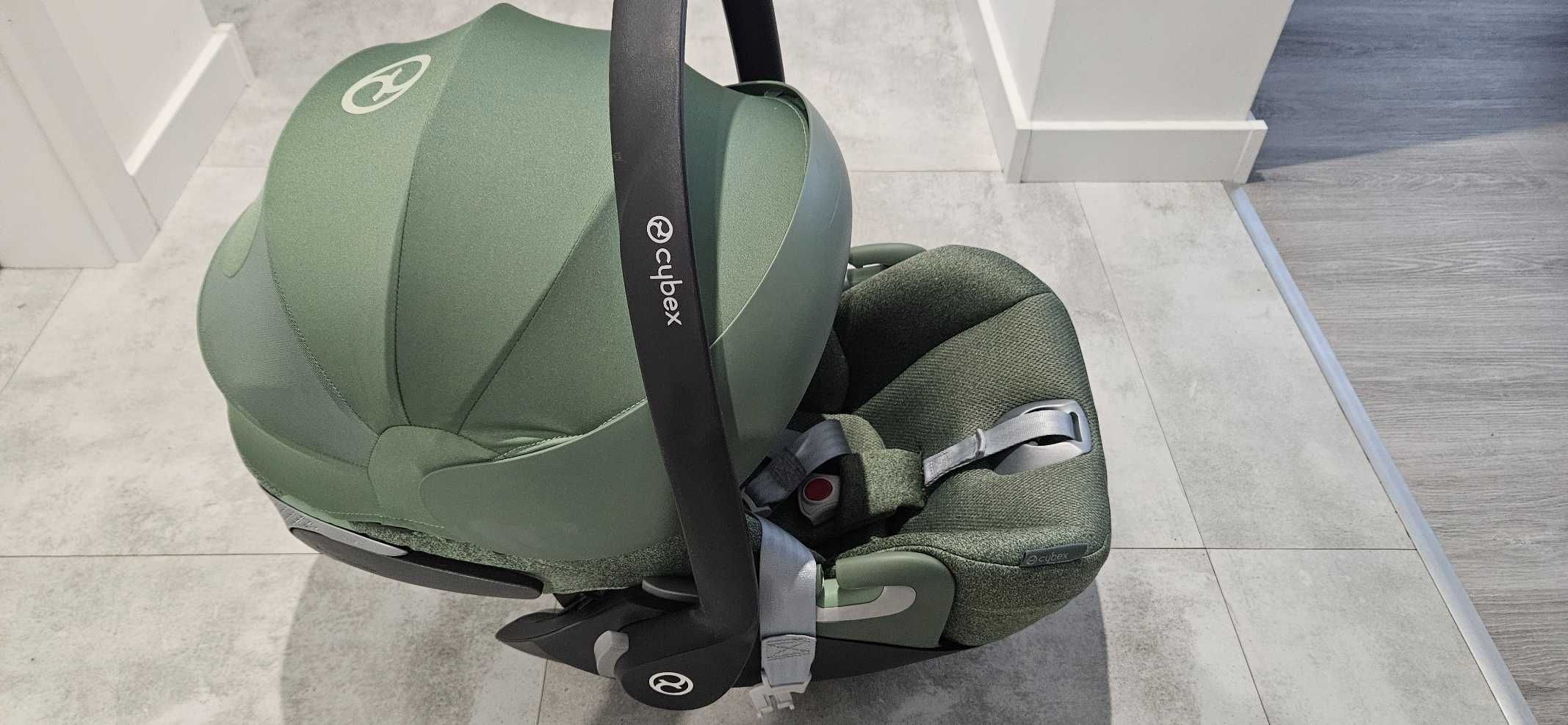 Cybex Cloud T i-Size fotelik dla niemowlaka, baza Isofix Base T, Green